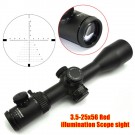 Visionking Fast Focusing 3.5-25X56 Riflescope Fmc 34mm Tube Mil-DOT Illuminated Hunting Tactical Nitrogen Optical Sight